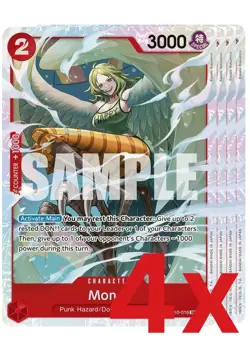 4x Monet SR OP10-016 NM - One Piece TCG - Image 1