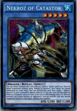 Yugioh Nekroz of Catastor THSF-EN018 Secret Rare NM - Image 1