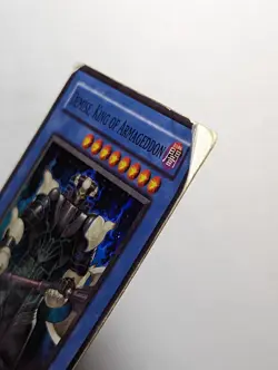 Yu-Gi-Oh Demise, King Of Armageddon SOI-EN035 Super Rare - DAMAGED - Image 2