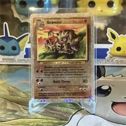 Pokemon TCG Graveler 44/110 Legendary Collection Reverse Holo 2002 - Image 1