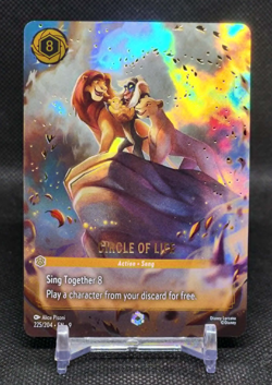 Disney Lorcana Circle of Life Enchanted Fabled 225/204 Enchanted - Image 1