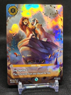 Disney Lorcana Circle of Life Enchanted Fabled 225/204 Enchanted - Image 4