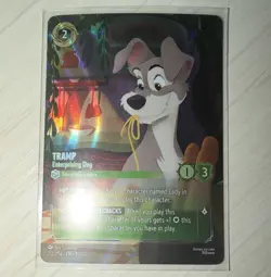 Tramp Disney Lorcana TCG - Enterprising Dog Foil 212/204 EN - Image 1