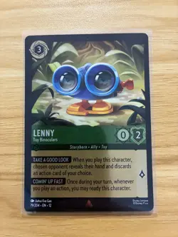 Lenny - Toy Binoculars 79/204 Wilds Unknown Cold Foil Disney Lorcana - Image 1