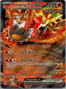 Gouging Fire ex Promo SV: Scarlet & Violet Promo Cards 144 NM - Image 1