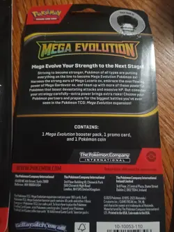 Pokemon TCG Mega Evolution Drifblim Promo 1 Pack Blister - Image 5