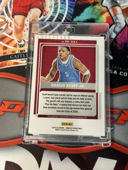 Darius Acuff Jr 2025-26 Donruss Elite Signatures Explosion Kaboom Auto /49 - Image 2