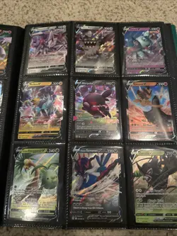 93 POKEMON V and VMax Rare & Promo Cards Lot w Binder Great Value NM Collection - Image 5