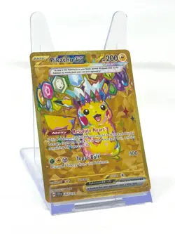 Pokemon TCG Sv08: Surging Sparks Pikachu EX 247/191 Gold - Image 1