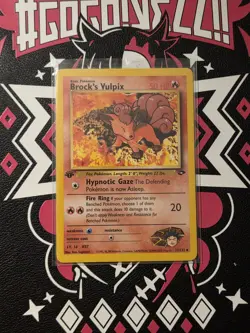 Pokemon TCG Brock's Vulpix #37 1st Edition, WoTC, Gym Heroes & (Japanese) - Image 4