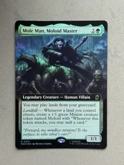 MTG Mole Man, Moloid Master (Extended Art Foil) #415 Marvel Super Heroes - NM - Image 1