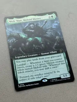 MTG Mole Man, Moloid Master (Extended Art Foil) #415 Marvel Super Heroes - NM - Image 3