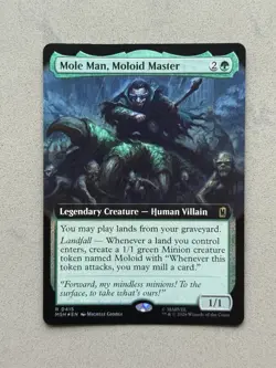 MTG Mole Man, Moloid Master (Extended Art Foil) #415 Marvel Super Heroes - NM - Image 4