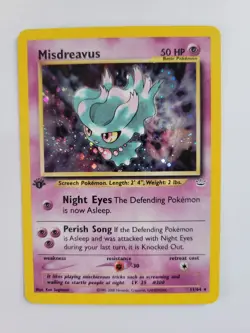 Misdreavus – Neo Revelation Holo (1st Edition 11/64) Lightly Played - Image 1