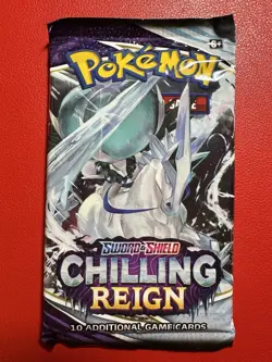Pokemon Sword & Shield Chilling Reign Booster Pack Sealed 820650808470 - Image 1
