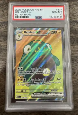 NEW CERT 🃏 Item Bellibolt ex — 237/193 PSA Grade: 10 Gem Mint From the Pokemon - Image 1
