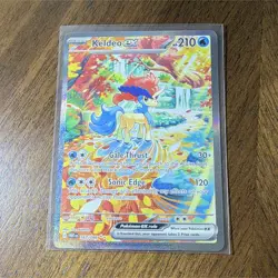 Pokemon TCG Keldeo ex 167/086 SV White Flare Holo Spec Illus Rare 210HP EN - Image 1