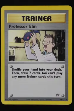 Professor Elm - 96 - Neo Genesis - Pokemon Card - Near Mint - Image 1