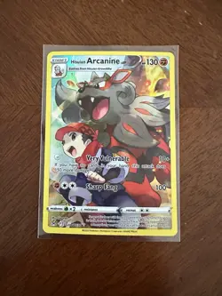 Hisuian Arcanine TG08/TG30 Lost Origin Trainer Gallery Pokemon Holo NM - Image 1