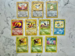 Pokemon Jungle Set Rare - Lot Of 10 Cards - Image 1