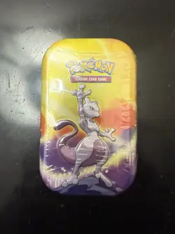 2025 Pokemon Kanto Power Mini Tin (Mewtwo) H24 - Sealed - Image 1