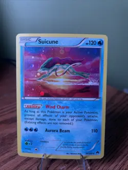 Pokemon TCG Suicune Holo Rare Card XY Breakpoint, 30/122, Near Mint Condition - Image 1