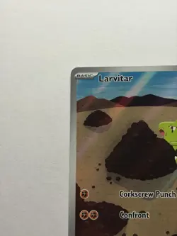 Larvitar 203/197 Obsidian Flames Illustration rare - Image 4
