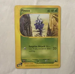 The Pokemon Company Pokemon TCG Pineco 85/144 Skyridge Common Regular English - Image 1