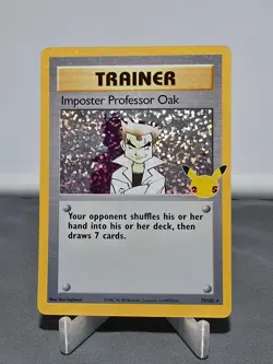 Imposter Professor Oak 73/102 Celebrations: Classic Collection Pokemon Holo NM - Image 1
