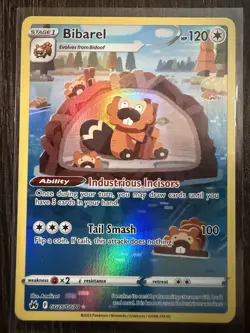 Pokemon TCG: Bibarel GG25/GG70 - Crown Zenith: Galarian Gallery - NM - Image 1