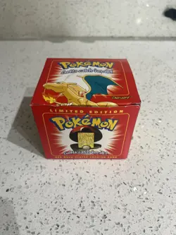 Pokemon Charizard Nintendo 23k Gold Plated Burger King Trading Card Box New - Image 1