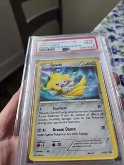 Pokemon 2015 XY Jirachi #XY67 Black Star Blister Promo PSA 8 - Image 4