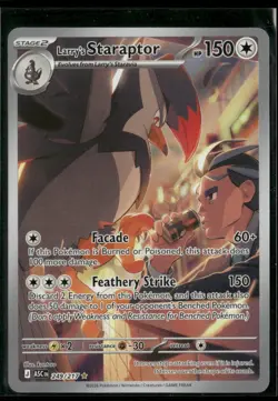 Larry's Staraptor Ascended Heroes 249/217 Illustration Rare Holo Pokemon NM - Image 1