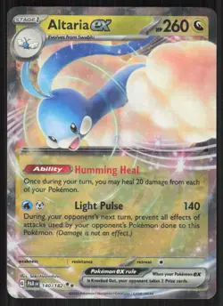 Pokemon TCG SV04: Paradox Rift #140/182 Altaria ex NM - Image 1