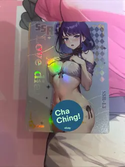 WAIFU Love Diary SSR 13 Beelzebul Rare card. Goddess Story Sexy Anime Girl - Image 1