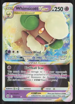 Pokemon TCG Brilliant Stars #065/172 Whimsicott VSTAR NM - Image 1