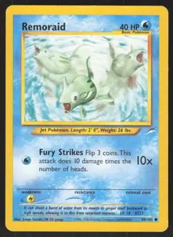 Pokemon TCG Neo Destiny #080/105 Remoraid MP - Image 1