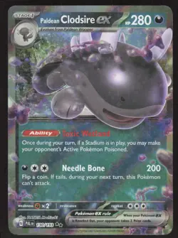Pokemon TCG Paldea Evolved #130/193 Paldean Clodsire EX NM - Image 1