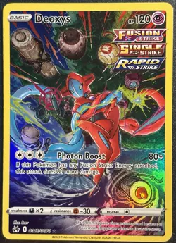 Deoxys GG12/GG70 - Pokemon TCG Crown Zenith: Galarian Gallery Holo - M/LP Card - Image 1