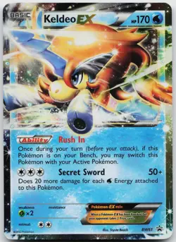 Keldeo EX BW61 Holo Promo Black And White Promo Pokemon Holo Lightly Played - Image 1