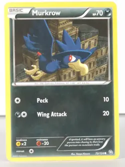 Murkrow - Dragons Exalted - 72/124 - NM - Pokemon - A - Image 1