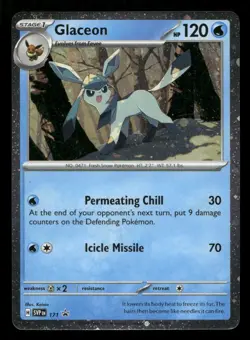 Glaceon (Cosmos Holo) 171 Scarlet & Violet Promo NM/M Pokemon - Image 1
