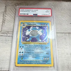 Pokemon TCG Poliwrath Base Set Holo Rare 013/102 PSA 9 (1999) - Image 1