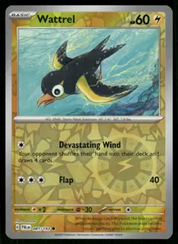 2023 Scarlet & Violet Series - Paldea Evolved Wattrel Common #81 - Image 1