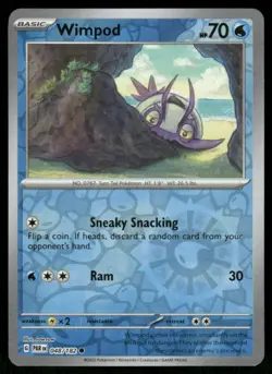 2023 Scarlet & Violet Series - Paradox Rift Wimpod Common #48 - Image 1
