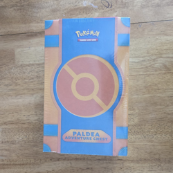 Pokemon TCG Paldea Adventure Chest Box English 7 Promo Cards 6 Booster Packs - Image 1
