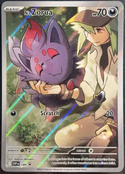 N's Zorua 189 - Black Star Promo Journey Together Pokemon TCG IR 2025 - NM Card - Image 1