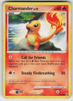 Charmander 59/99 Common Arceus Pokemon Damaged - Image 1