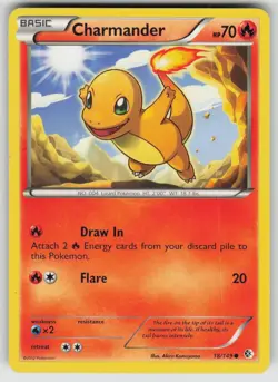 Charmander 18/149 Common Boundaries Crossed Pokemon Damaged - Image 1
