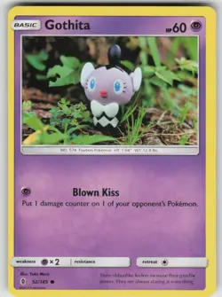 Gothita 52/145 Common Guardians Rising Pokemon Heavily Played - Image 1